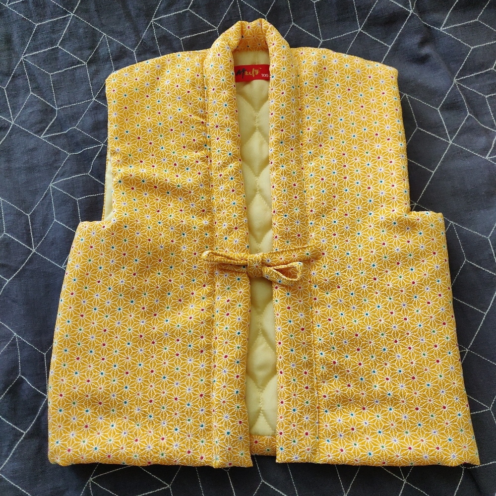 Japanese Toddler Vest Winter Hanten 3-4T Size 100